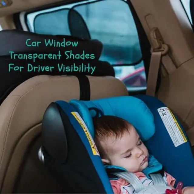 Alt view image 2 of 5 - Kinder Fluff Shuttle Van Window Sunshade (4-Pack) - Extra Large Transparent Sun Shade for Passenger Van Window - Certified 99.9% UV Block, Patented Design, Moms Choice Gold Award - Light Shades XL