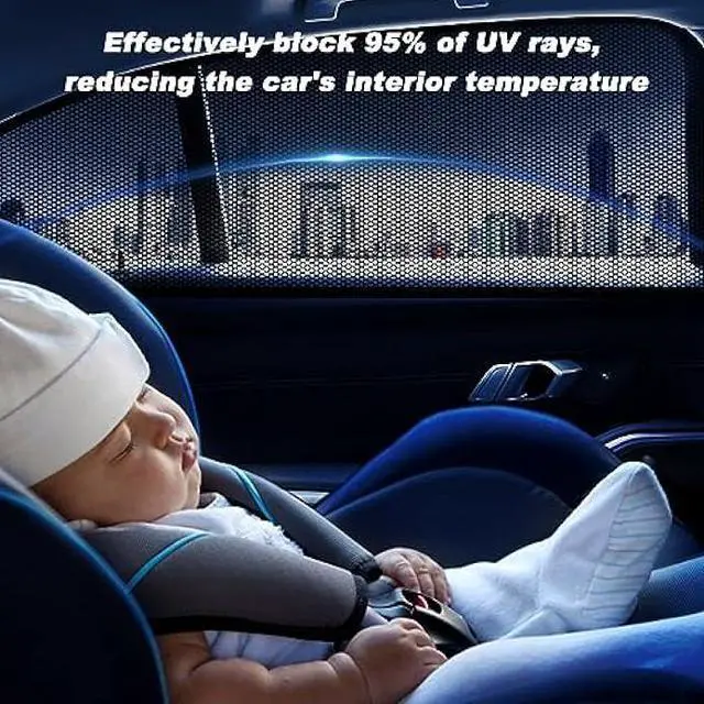 Alt view image 3 of 5 - Window Shade for Jeep Wrangler,Window Screen Curtains for Jeep Wrangler TJ JK JL & Gladiator JT,Rear Blackout Car Window Screens for Camping(2Pack)