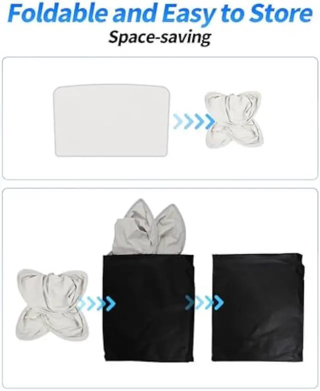 Alt view image 7 of 7 - for Tesla Model Y Juniper Sunshade Glass Roof Accessory Rear Windshield Sun Shade for Tesla Model Y Juniper 2025