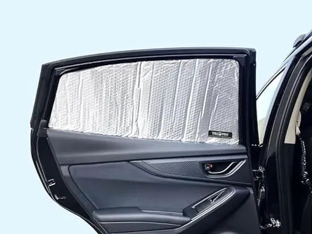 Alt view image 3 of 6 - YelloPro Side Window Rear Seat 2nd Row Sunshade Custom Fit for 2018 2019 2020 2021 2022 2023 Subaru Crosstrek SUV, 2.0i, 2.0i Premium, 2.0i Limited, UV Reflector Sun Protection (Set of 2)