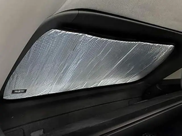 Alt view image 3 of 6 - Rear Tailgate Window Sunshade Custom Fit for 2016 2017 2018 2019 2020 2021 2022 Lexus RX SUV, UV Reflector Sun Protection Accessories