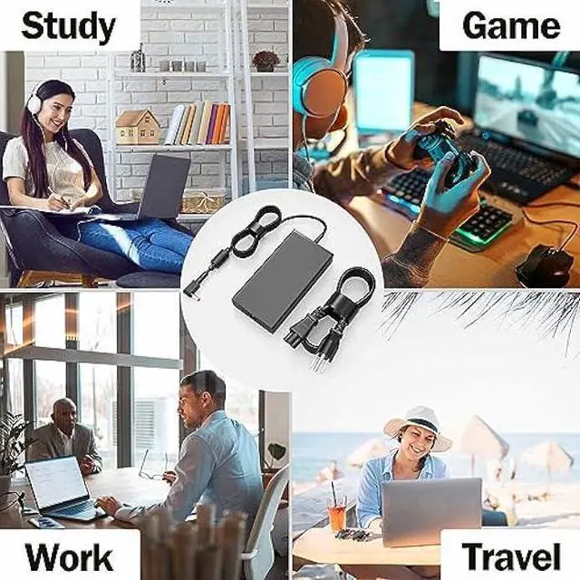 Alt view image 6 of 7 - 135W AC Charger for Acer Nitro 5 AN515 N18C3 N18C4 PA-1131-05 ADP-135KB T ADP-135NB B ADP-135K PA-1131-16 Laptop Power Adapter Supply Cord