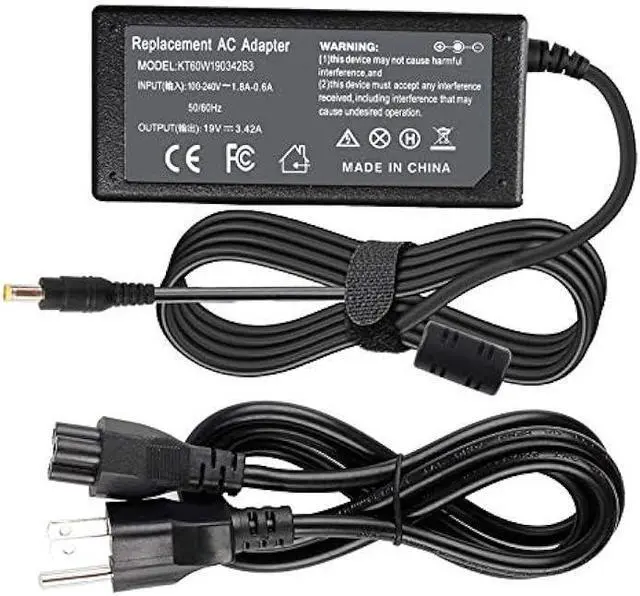 Alt view image 2 of 7 - 65W 45W AC Adapter Charger for Acer Aspire N17Q3 A315 A515 A315-21 A315-41 A315-51 N15Q1 N16Q2 E5-575 ES1-512 ES1-572 ES1-531 ES1-711 E5-573 E1-572 E1-571 E1-570 V5-571 5253 5250 7560 VN7 ES1-572-31KW