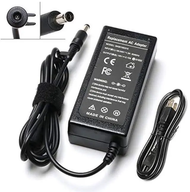 Main image of 60W 19V 3.15A AC Adapter Compatible with Samsung R440 R480 R530 R540 R580 N110 N120 N130 N140 N150 NP270E4E NP270E5E NP470R5E Laptop Power Supply Cord