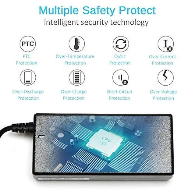 Alt view image 6 of 6 - 60W 19V 3.15A AC Adapter Compatible with Samsung R440 R480 R530 R540 R580 N110 N120 N130 N140 N150 NP270E4E NP270E5E NP470R5E Laptop Power Supply Cord