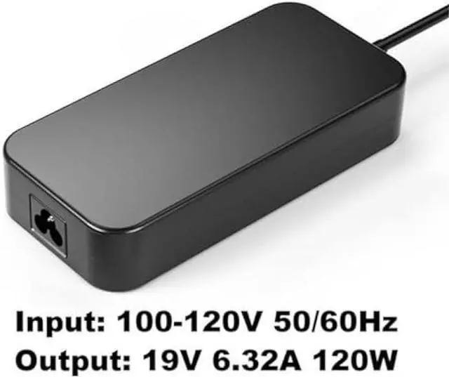 Alt view image 4 of 6 - 120W AC Charger Fit for Asus Rog GL552VW GL552V GL551J GL551JW Laptop, PA-1121-28 19V 6.32A AC Adapter Power Supply