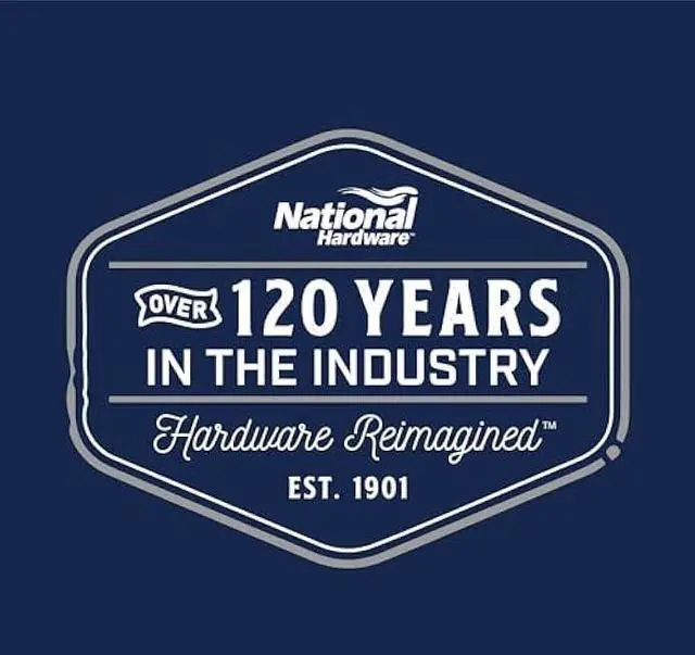 Alt view image 3 of 3 - National Hardware N178-798 V1307 Knob Latch in Black, 1-1/2,1-3/4,3