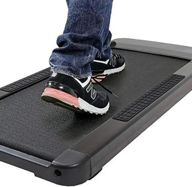 Alt view image 6 of 6 - Under Desk Electric Walking Treadmill, for Home Office Standing Desk and Cubicles, Slim 3 Workout Modes & 12 Auto Programs, Fitness Cardio Indoor Jogging Exercise Machine Black