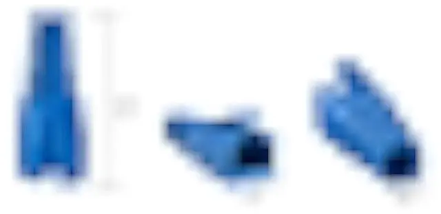 Alt view image 5 of 6 - CableCreation RJ45 Ethernet Network Cable Strain Relief Boot 100-Pack Fits CAT5 CAT5E CAT6 CAT6A, RJ45 Color Coded Cable Connector Plug Cover for Various Diameter LAN Cable, Blue