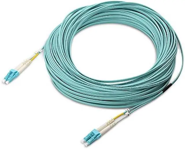 Alt view image 2 of 4 - Cable Matters 40Gb OFNP Plenum Rated Multimode Duplex 50/125 OM4 Fiber Cable, LC to LC Fiber Optic Cable - 98.4ft / 30m
