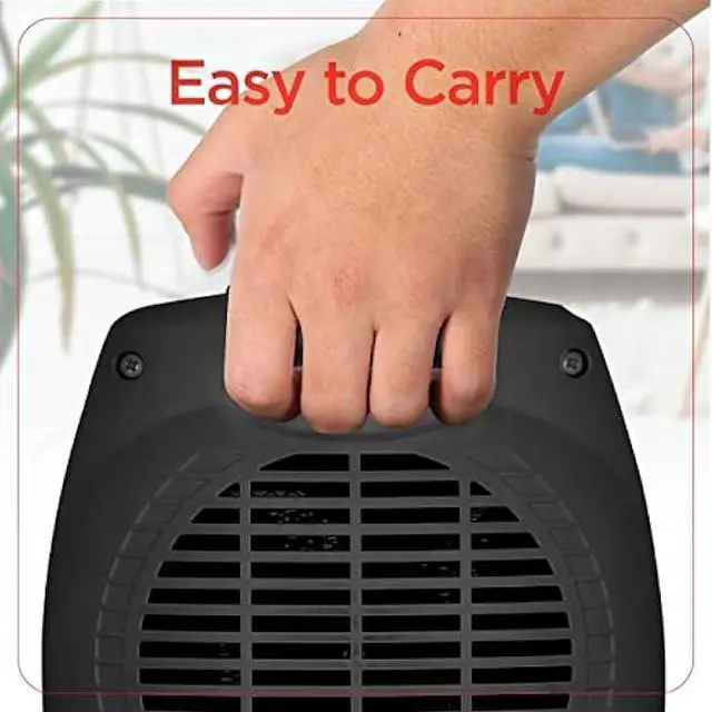Alt view image 5 of 5 - BLACK+DECKER Small Space Heater, 1500W Ceramic Heater for Indoor Use