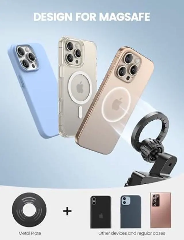 Alt view image 5 of 5 - Lamicall for Tesla Phone Mount Holder [Strongest Magnet Power] for Tesla Model 3 Y Car Accessories fits iPhone 16 15 14 Pro Max Plus [ONLY FIT for 2017-2022 Model 3, 2020-2023 Model Y]