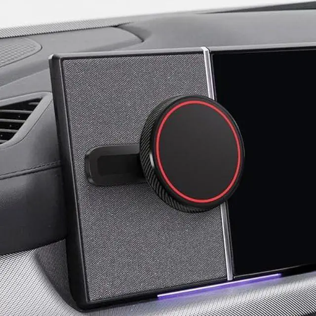 Main image of Designed for Hyundai Ioniq 5 Phone Mount, Magnetically Attaches to Metallic Dashboard for 2024 2025 Hyundai Sonata Kona & 2022-2025 Ioniq5 2026 Ioniq 9 [Compatible with MagSafe]