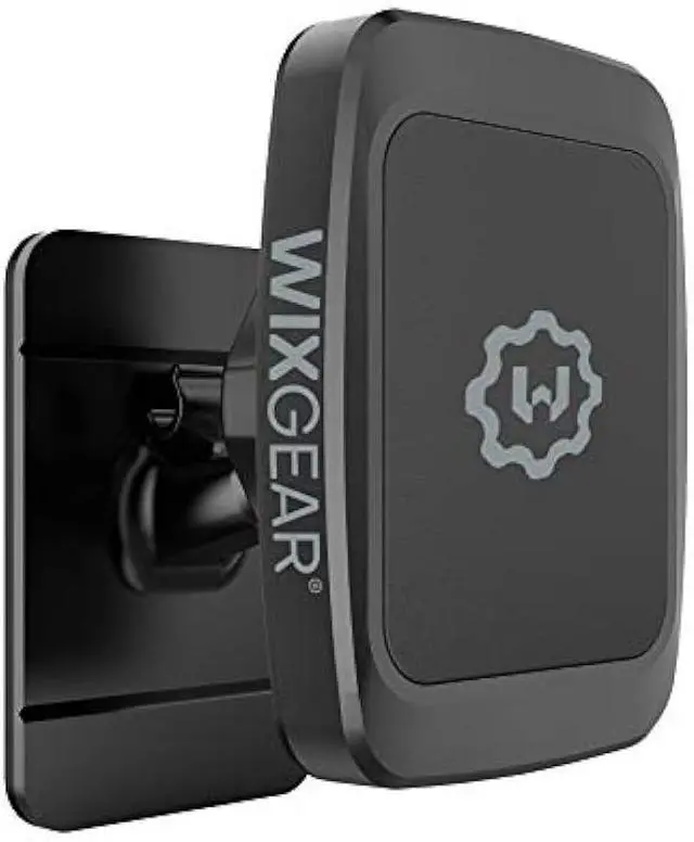 Main image of WixGear Magnetic Phone Car Mount, Universal Stick On Dashboard Magnetic Car Mount Holder, for Cell Phones and Mini Tablets with Fast Swift-snap Technology, (Rectangle Stronger Design)