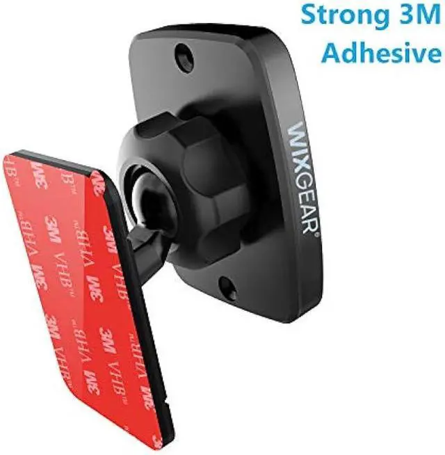 Alt view image 3 of 5 - WixGear Magnetic Phone Car Mount, Universal Stick On Dashboard Magnetic Car Mount Holder, for Cell Phones and Mini Tablets with Fast Swift-snap Technology, (Rectangle Stronger Design)