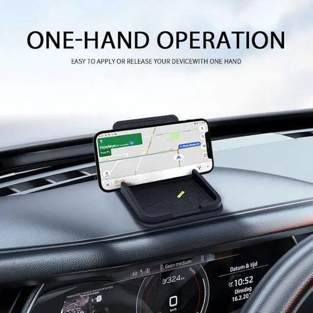 Alt view image 3 of 5 - Universal Dashboard Phone Holder: Safe and Convenient Car Accessory for Free Driving Solution