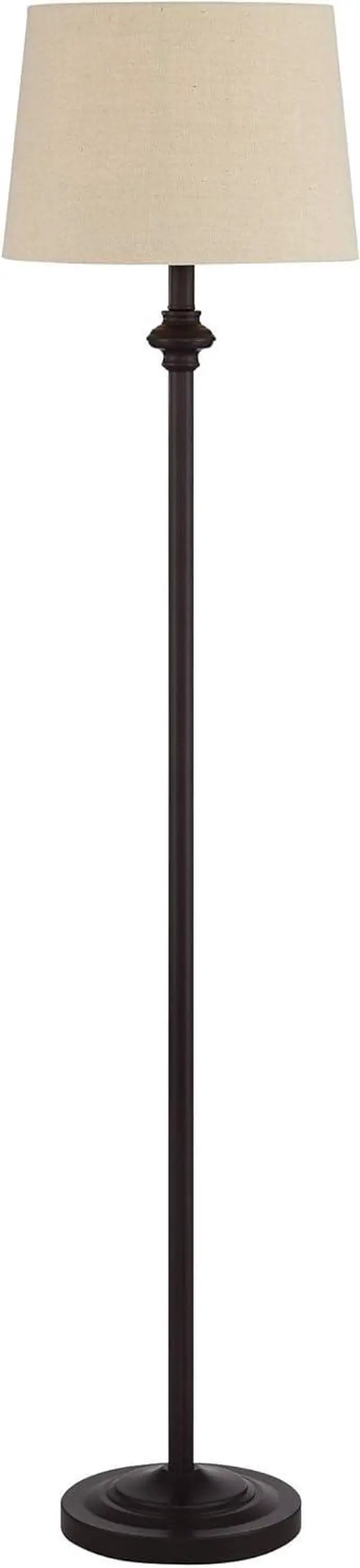 Alt view image 3 of 7 - 360 Lighting Carter Traditional Table 3 Piece Floor and Table Lamp Set Bronze Metal Oatmeal Drum Shade Decor for Living Room Bedroom House Bedside Nightstand Home Office Reading Family