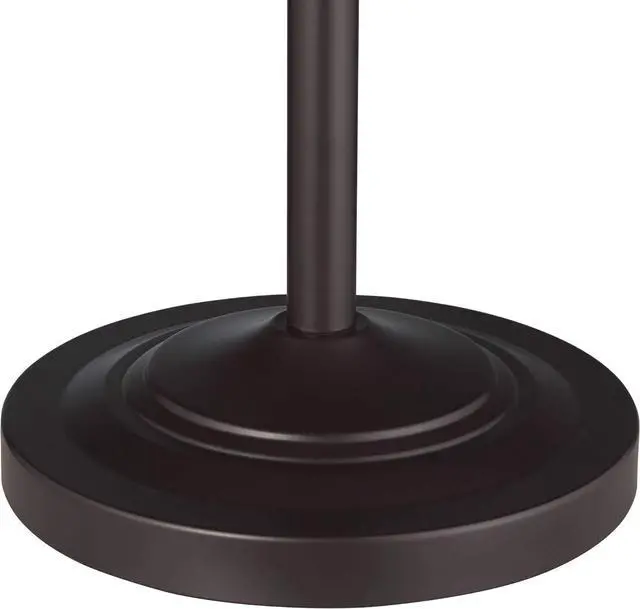 Alt view image 6 of 7 - 360 Lighting Carter Traditional Table 3 Piece Floor and Table Lamp Set Bronze Metal Oatmeal Drum Shade Decor for Living Room Bedroom House Bedside Nightstand Home Office Reading Family