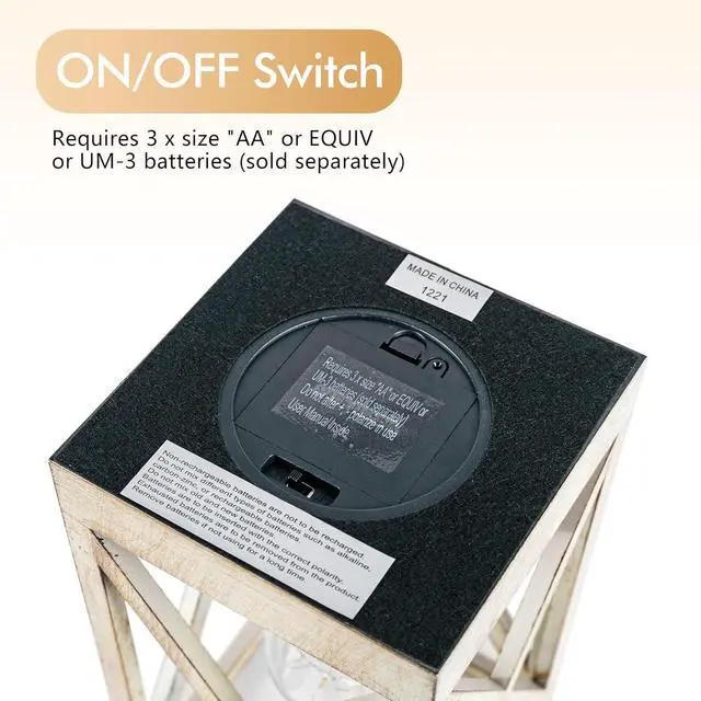 Alt view image 6 of 7 - WINGBO 2 Pack Retro Battery Powered Table Lamps, Battery Operated Cordless Lamp Set, Portable Nightlight Decorative Light for Living Room Dining Room Bedroom Entryway Patio Backyard, White Finish