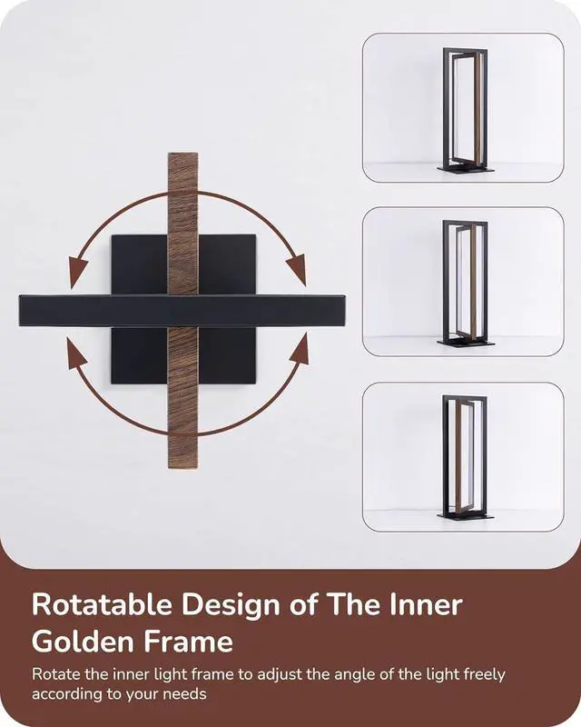 Alt view image 2 of 7 - EDISHINE Modern LED Table Lamp, Stepless Dimmable Minimalist Bedside Lamp, MAX 750LM, 3 Color Temperature, Switch Control Nightstand Lamp for Living Room Bedroom, Angle Adjustable