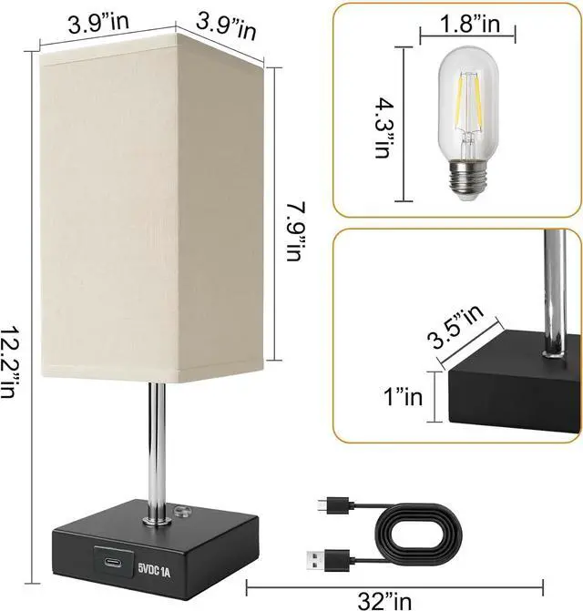 Alt view image 4 of 6 - comzler 2 Pack Table Lamp, Rechargeable Cordless Lamp with 4400mAh Portable 3 Level Brightness and Stepless Dimming, Small Lamp for Outdoor Camping Indoor Bedroom