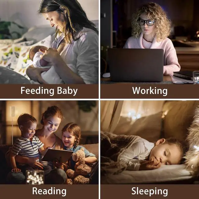 Alt view image 5 of 6 - Floor Lamps for Living Room Modern Tall Lamp for Bedroom Office Corner (Brown, 65'')