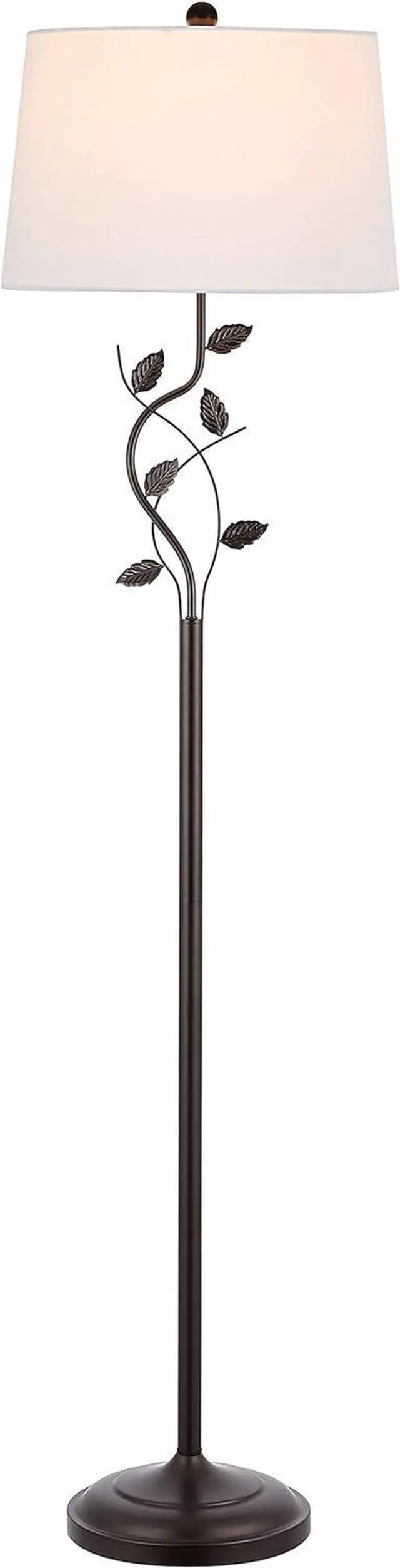 Alt view image 4 of 5 - Safavieh Lighting Collection Rudy 62-inch Black Iron Floor Lamp (LED Bulb Included)