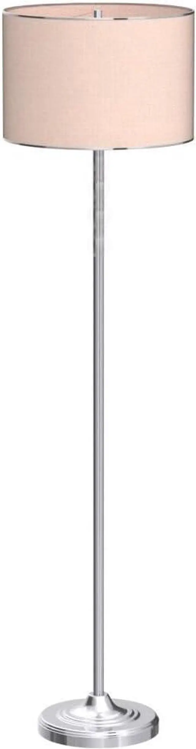 Alt view image 4 of 7 - JONATHAN Y JYL2028A Aubrey 59.5" Crystal/Metal LED Floor Lamp Contemporary,Glam,Transitional for Bedrooms, Living Room, Office, Reading, Clear/Chrome