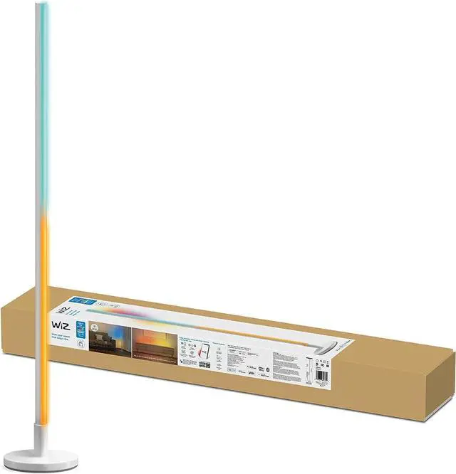 Main image of WiZ Connected Smart Floor Lamp - Dimmable Lamp for Living Room with Dual Color Zones - 2.5Ghz Wi-Fi - Compatible with Alexa and Google Assistant - 1 Pack