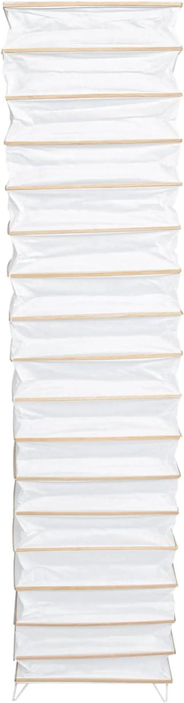 Main image of Uonlytech Paper Floor Lamp Shades Nordic Style Table Lampshades Barrel Chandelier Light Cover Protector for Home Hotel Bedside Desk Floor Lamp, Beige