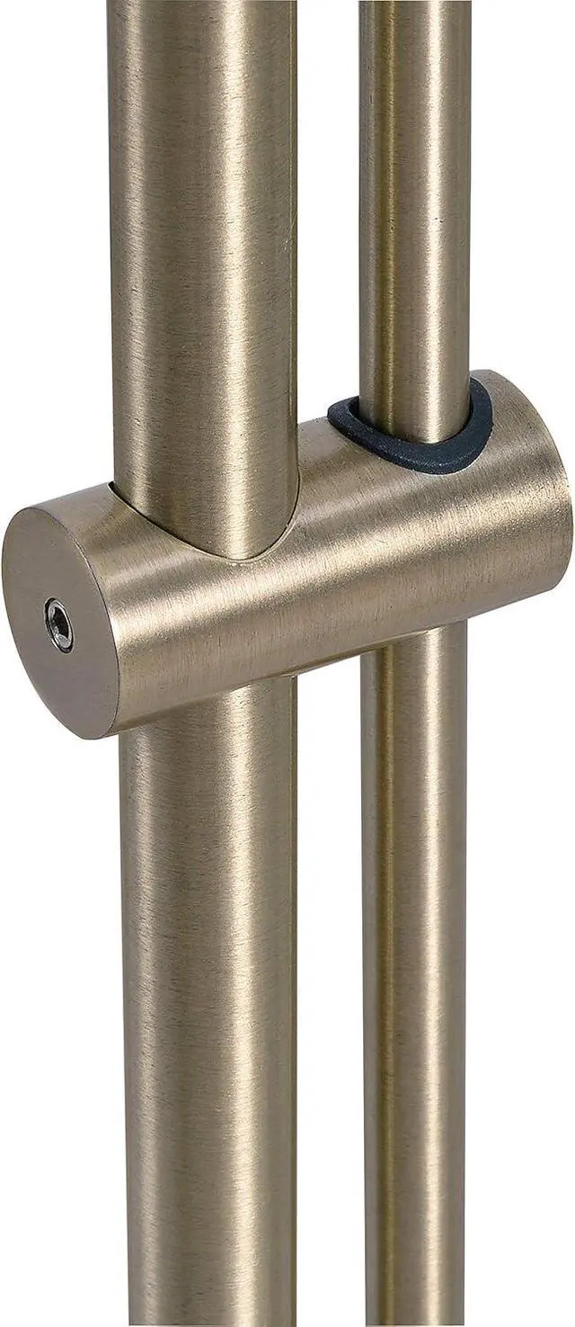 Alt view image 7 of 7 - Kenroy Home 33055AB Denton Floor Lamp with Antique Brass Finish, Classic Style, 50" Height, 10.125" Width, 19.5" Depth