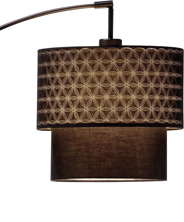 Alt view image 3 of 4 - Adesso 3029-01 Gala Arc Lamp, Black