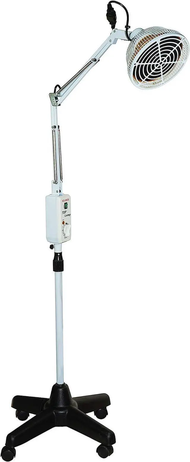 Main image of KS TDP Far Infrared Mineral Heat Lamp w/a Detachable Big 6.5 inch Head Latest Version 9800* Floor Model