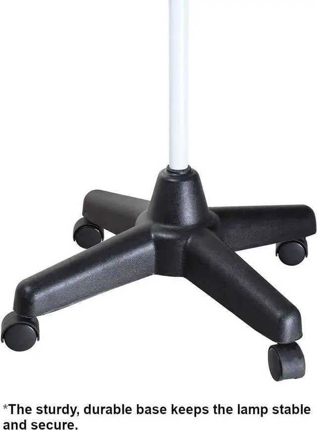 Alt view image 2 of 4 - KS TDP Far Infrared Mineral Heat Lamp w/a Detachable Big 6.5 inch Head Latest Version 9800* Floor Model