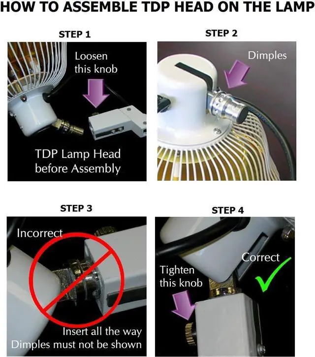 Alt view image 4 of 4 - KS TDP Far Infrared Mineral Heat Lamp w/a Detachable Big 6.5 inch Head Latest Version 9800* Floor Model
