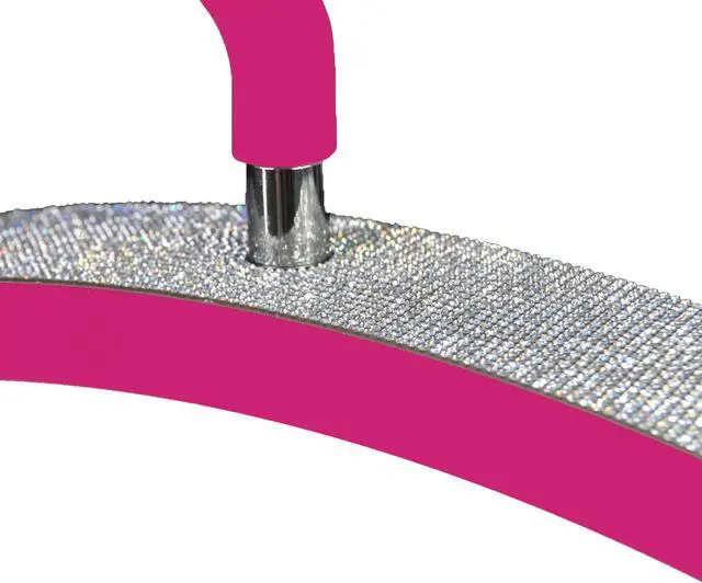 Alt view image 3 of 7 - Bling Half Moon Lash Light | Dimmable LED Diamond Esthetician Light for Eyelash Techs - LED Floor Lash Lamp with Adjustable Height, Touch Control & Stable Base | Warm & Cool Tones | Hot Pink