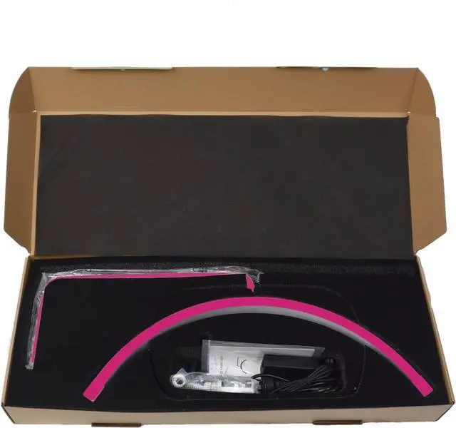 Alt view image 6 of 7 - Bling Half Moon Lash Light | Dimmable LED Diamond Esthetician Light for Eyelash Techs - LED Floor Lash Lamp with Adjustable Height, Touch Control & Stable Base | Warm & Cool Tones | Hot Pink