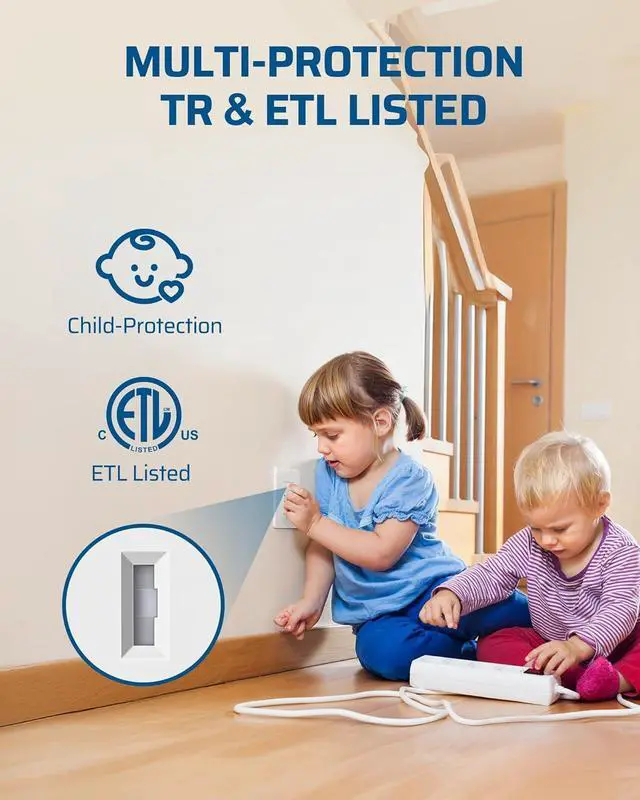 Alt view image 6 of 7 - DEWENWILS GFCI Outlet 15 AMP, Outdoor GFCI Outlet with USB Ports 30S Self-Test with Indicator Light, Tamper-Resistant Standard Electrical Outlets, Screwless Wall Plate, Clamping Plate, ETL Listed