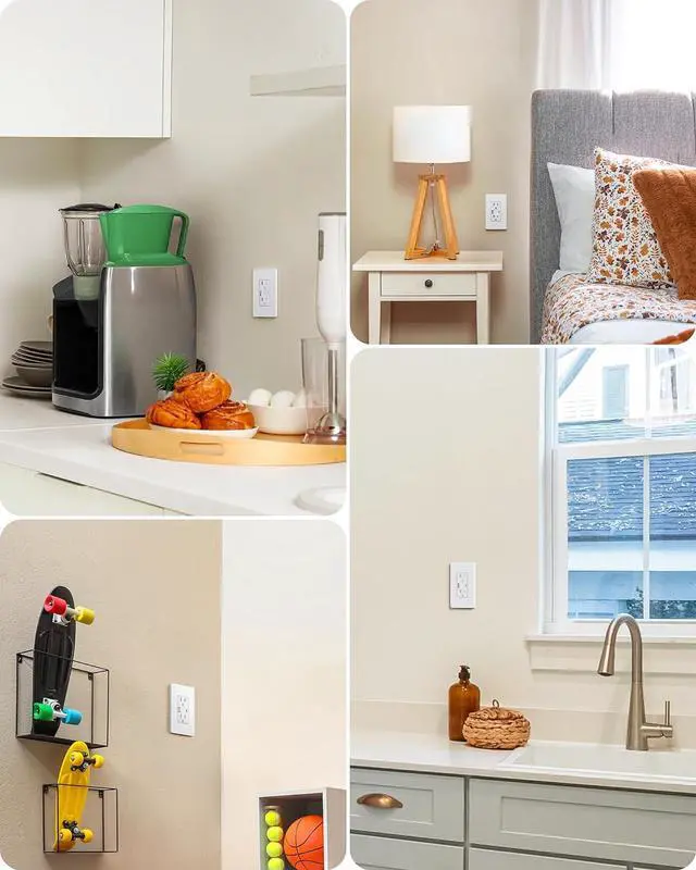 Alt view image 7 of 7 - DEWENWILS GFCI Outlet 15 AMP, Outdoor GFCI Outlet with USB Ports 30S Self-Test with Indicator Light, Tamper-Resistant Standard Electrical Outlets, Screwless Wall Plate, Clamping Plate, ETL Listed