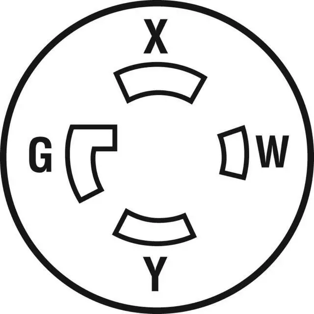 Alt view image 5 of 5 - Legrand Pass & Seymour L1430RCCV3 Turnlok Industrial Spec Grade Locking Receptacle, 30 Amp 125/250V, NEMA L14-30R, Black (1 Count)