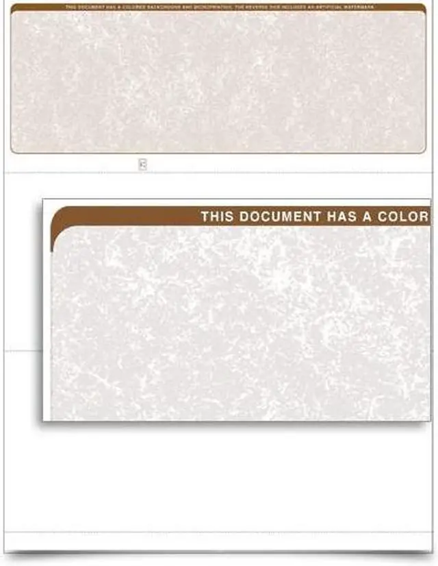 Main image of VersaCheck - Form 1000 - Classic - Tan - 250 Sheets