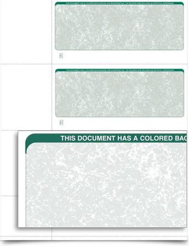 Main image of VersaCheck - Form 3001 - Classic - Green - 250 Sheets