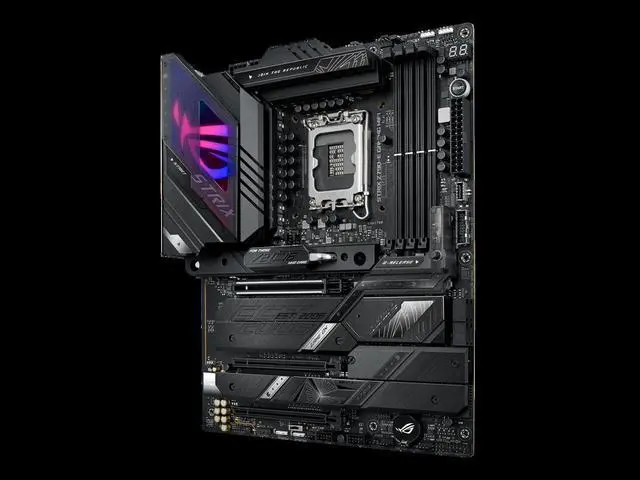 Alt view image 2 of 5 - ASUS ROG Strix Z790-E Gaming WiFi 6E LGA 1700 (Intel 12th&13th Gen) ATX Gaming Motherboard (PCIe 5.0, DDR5, 18+1 Power Stages, 2.5Gb LAN, Bluetooth 5.2, Thunderbolt 4, Support up to 5xM.2, 1xPCIe 5.0
