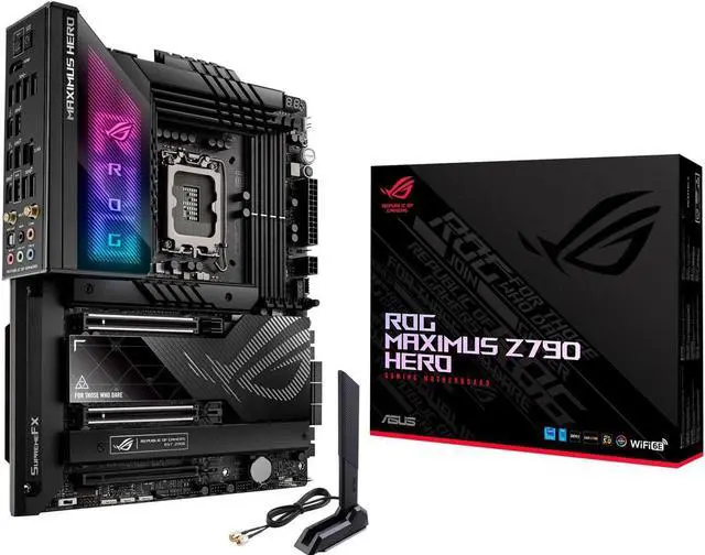 Main image of ASUS ROG MAXIMUS Z790 HERO Intel LGA 1700 ATX Motherboard