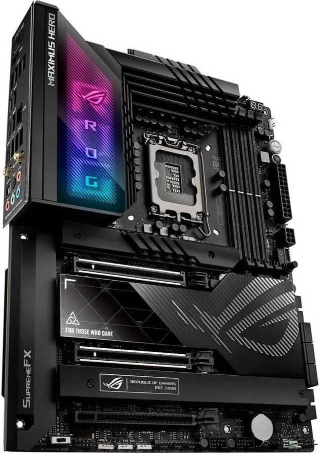 Alt view image 2 of 7 - ASUS ROG MAXIMUS Z790 HERO Intel LGA 1700 ATX Motherboard