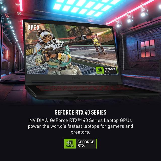 Alt view image 7 of 7 - MSI Thin GF63 15 Gaming Laptop, 15.6" FHD 144Hz, Intel Core i7-12650H 10-Cores Processor, GeForce RTX 4050 6GB GDDR6 Graphics, 32GB DDR4  4TB PCIe SSD, Type-C, Cooler Boost 5, Windows 11 Pro