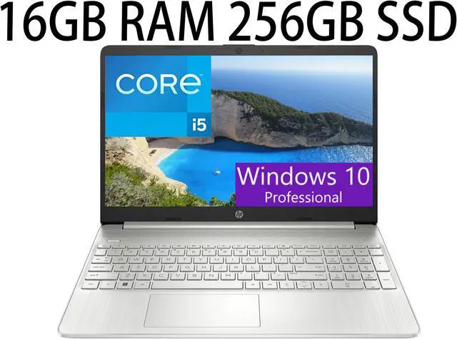 Main image of HP Flagship 15 Laptop, 15.6" FHD (1920 x 1080), Intel Core i5-1135G7 4 cores, Intel Iris Xe Graphics, 16GB DDR4  256GB PCIe SSD, Bluetooth, HDMI, Windows 10 Pro