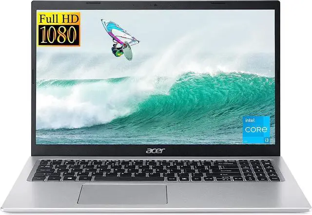 Alt view image 2 of 7 - Acer Aspire 5 15 Slim Laptop, 15.6" Full HD Display, 11th Gen Intel i3-1115G4 Dual Core Processor, Intel UHD Graphics, 32GB DDR4  1TB PCIe SSD, WiFi 6, Windows 11 Pro