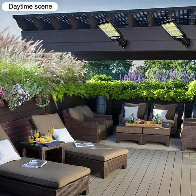 Alt view image 5 of 7 - UMEXUS Bright Solar Power LED Light PIR Motion Sensor Street Wall Flood Lamp Outdoor Garden Commercial Waterproof 1 pack TypeB-72LED COB