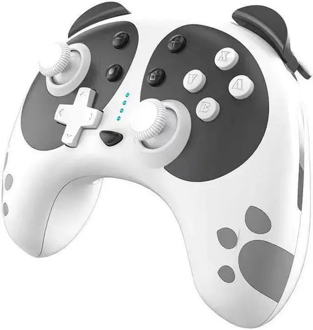 Alt view image 7 of 7 - Wireless Pro Controller for Nintendo Switch, STOGA Panda Switch Controller with NFC Wake-up Function, Compatible with Switch Lite/PC, Support Motion Control Turbo Vibration 2021 New